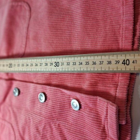 Twik by Simons Corduroy Mini Skirt with Pink Button - Picture 5 of 8